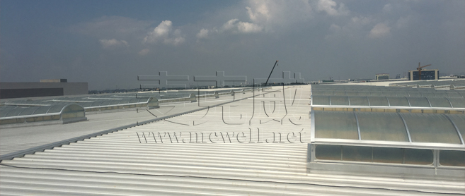 C3CT圓拱型電動采光排煙天窗（側(cè)開式）